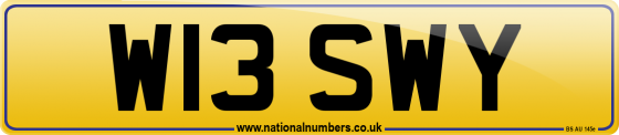 W13 SWY