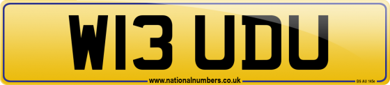 W13 UDU