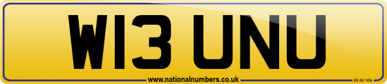W13 UNU