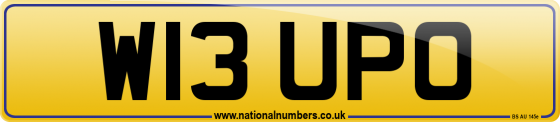 W13 UPO
