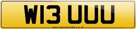 W13 UUU