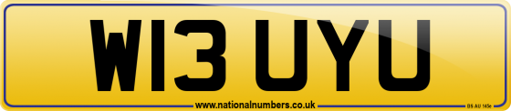 W13 UYU