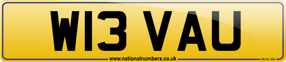 W13 VAU