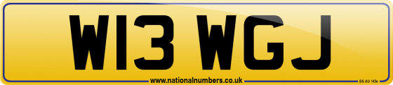 W13 WGJ
