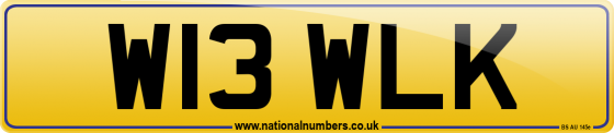 W13 WLK