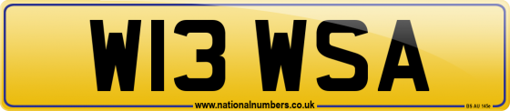 W13 WSA