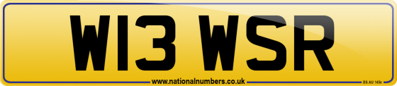 W13 WSR