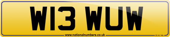 W13 WUW
