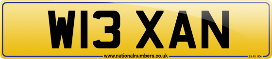 W13 XAN