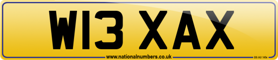 W13 XAX