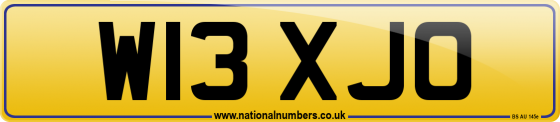 W13 XJO