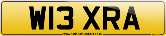 W13 XRA