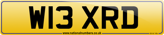W13 XRD
