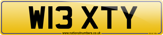 W13 XTY