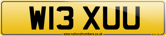 W13 XUU