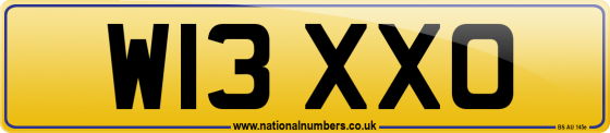 W13 XXO