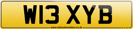 W13 XYB