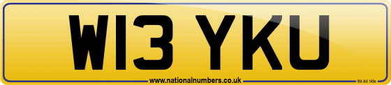 W13 YKU