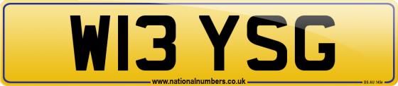 W13 YSG
