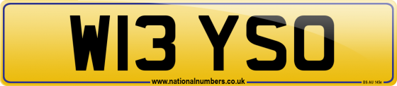 W13 YSO