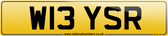 W13 YSR