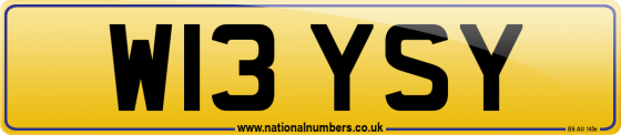 W13 YSY