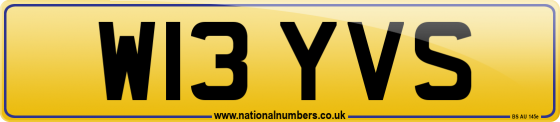 W13 YVS