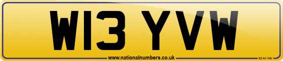 W13 YVW