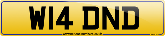 W14 DND