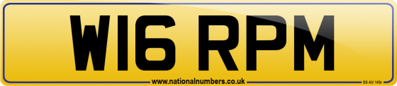 W16 RPM