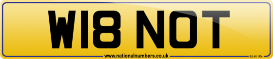 W18 NOT