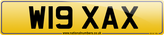 W19 XAX