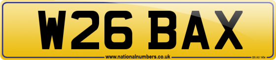 W26 BAX