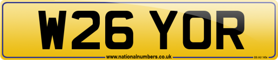 W26 YOR