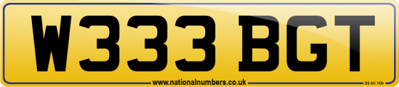 W333 BGT