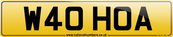 W40 HOA