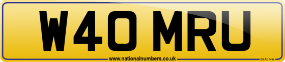 W40 MRU