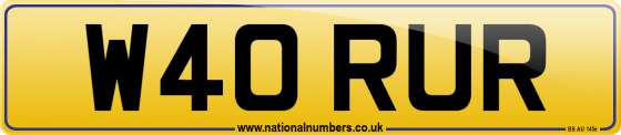 W40 RUR