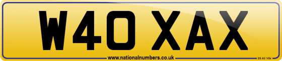 W40 XAX