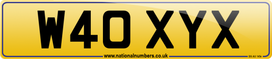 W40 XYX