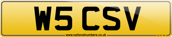 W5 CSV
