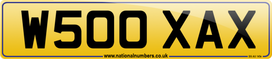 W500 XAX