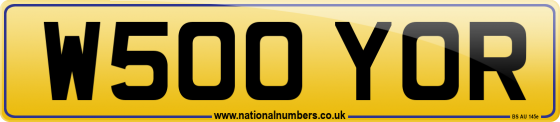 W500 YOR