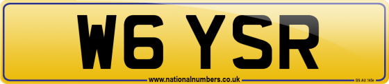 W6 YSR