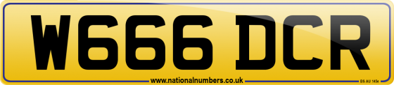 W666 DCR