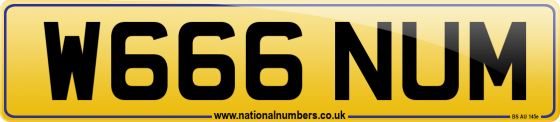 W666 NUM