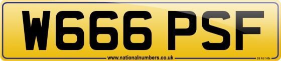 W666 PSF