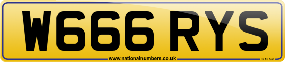W666 RYS