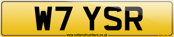 W7 YSR