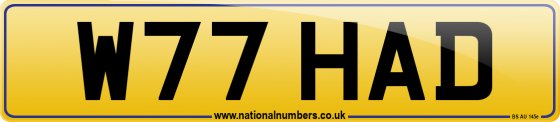 W77 HAD
